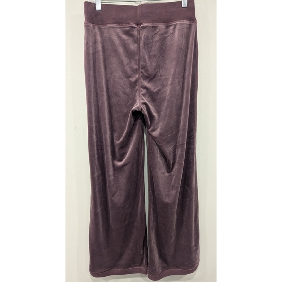 Sundance Catalog Purple Velour Velvet Drawstring Pocket Pants Size Small - Picture 3 of 6